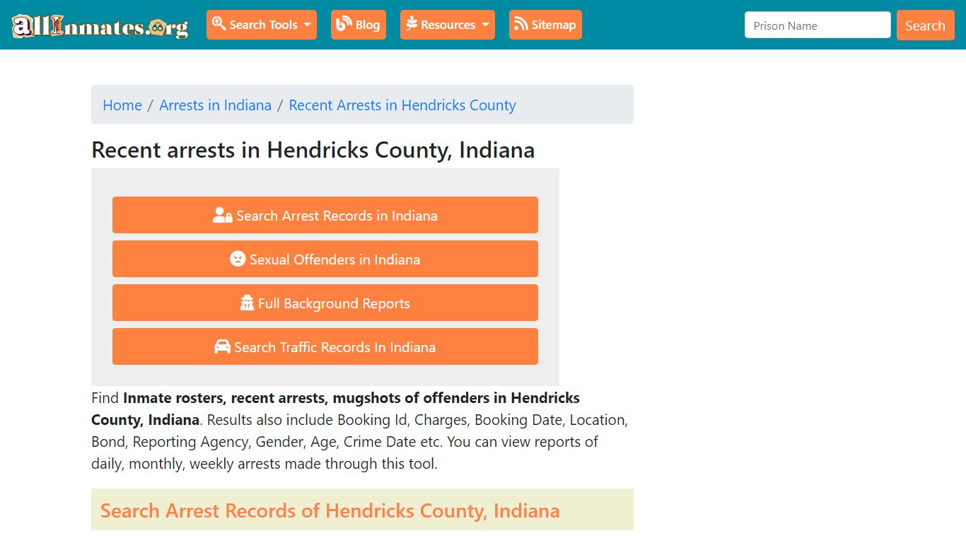 Recent arrests in Hendricks County, Indiana | Mugshots, Rosters ...